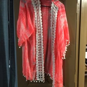 Cute Pink and white kimono